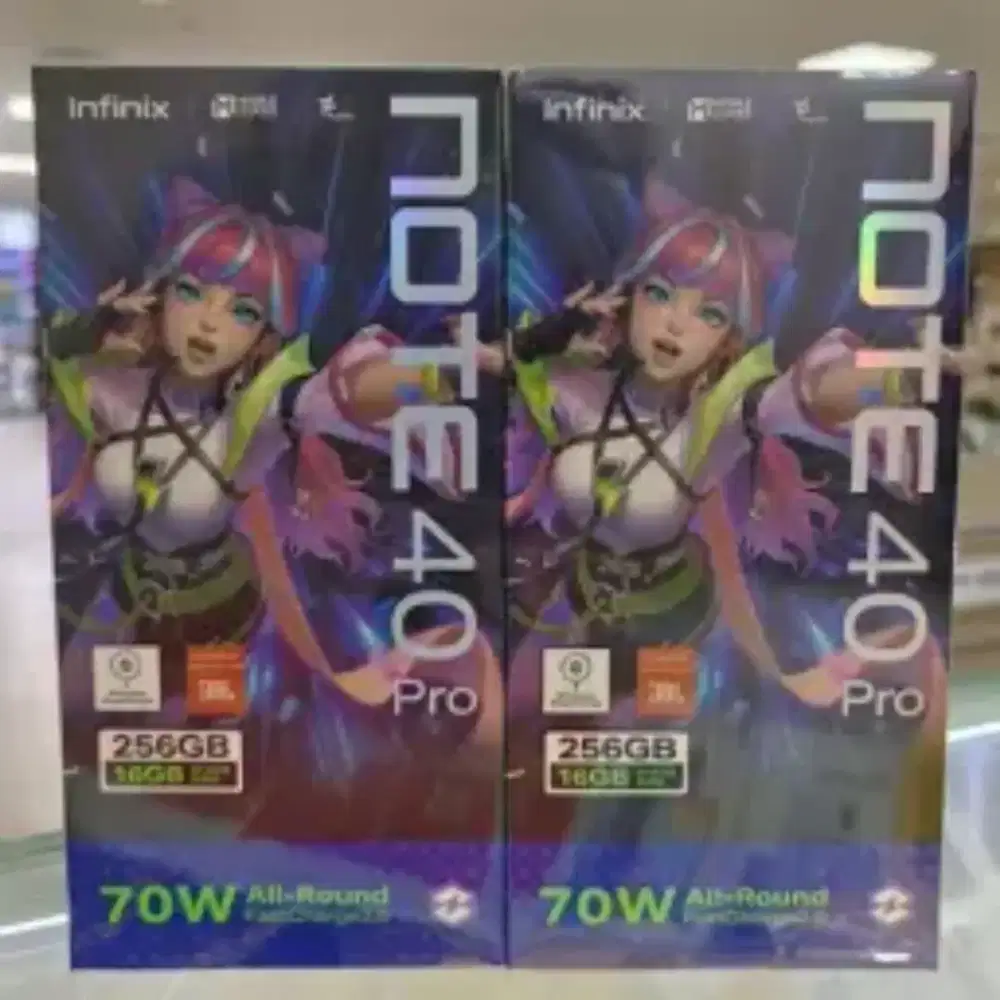 Infinix note 40 pro layar lengkung dan40S + magpower wireless charger