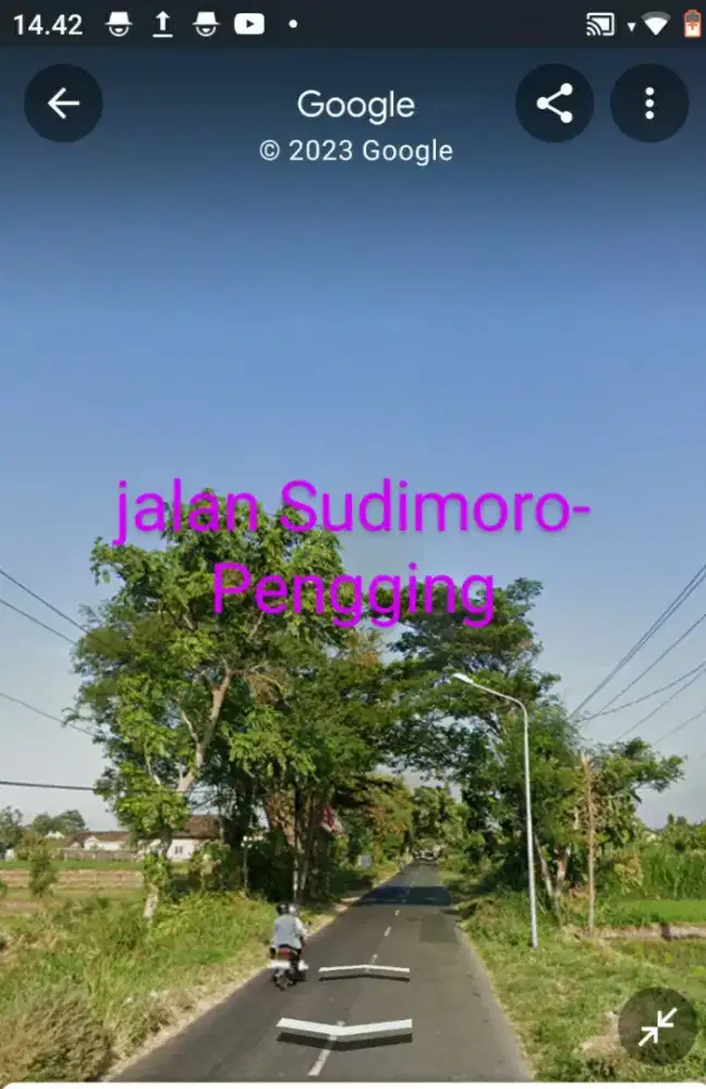 Tanah Sawah Subur Pinggir Jalan Bangsalan, Teras, Boyolali (nego, bu)