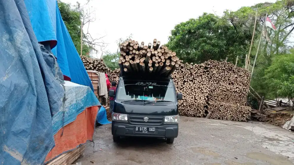 Jual bambu,kaso,triplek
