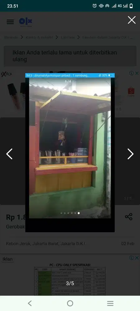 Gerobak Stelis Serbaguna