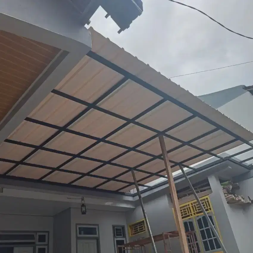 Kanopi alderon RS trimdeck solarplat kaca & canopy plafon minimalis