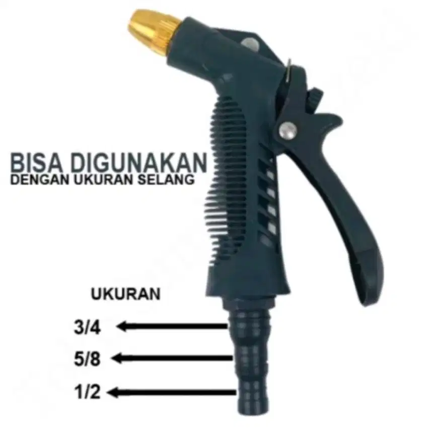 Keran Semprot Shower Kran Air Switch Water Semprotan Nozzle Kepala