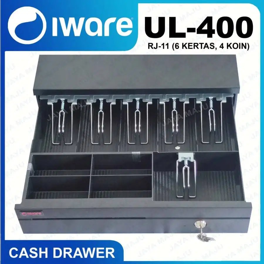 Laci Kasir Cash Drawer IWARE UL 400 RJ11Grosir Murah Harga Baru