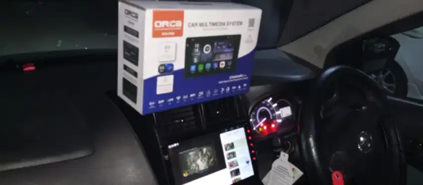 Pemasangan android orca 9 inc ram 4/128 di avanza/Xenia