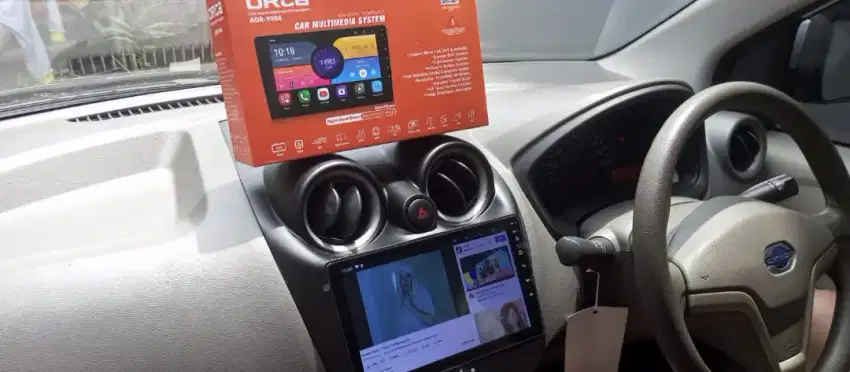 Pemasangan head unit android orca di datsun go