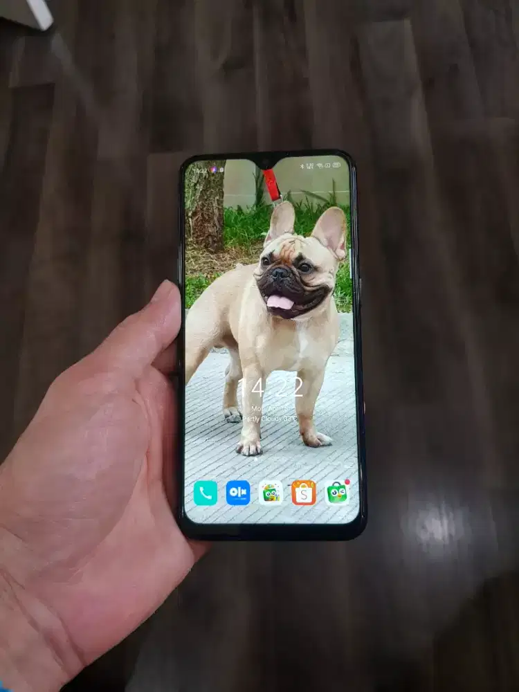 Oppo f9 4/64 gb original lengkap fullset mulus no charger