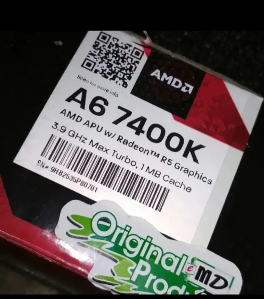 Prosessor AMD A6 7400k IGPU VGA R5