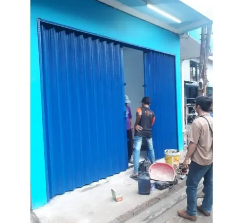 Folding gate rolling door murah berkualitas bisa cod 550