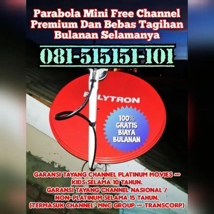 DISTRIBUTOR PARABOLA MINI TANPA BERLANGGANAN KOTA PANGKAL PINANG