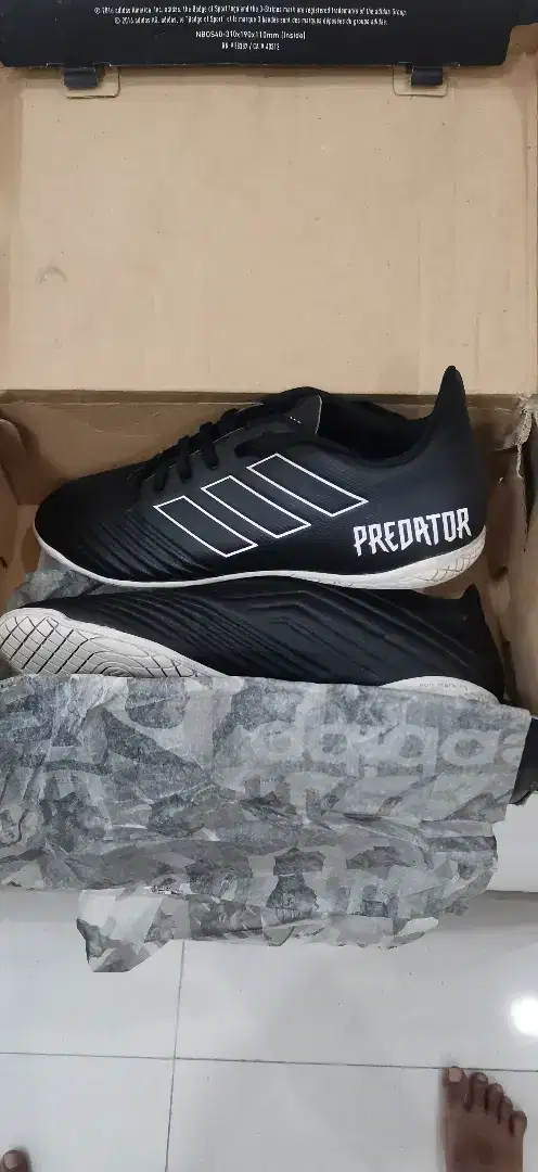 Sepatu Futsal Adidas Predator Tango Black Ori