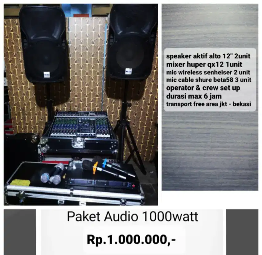 Sound system utk berbagai macam acara