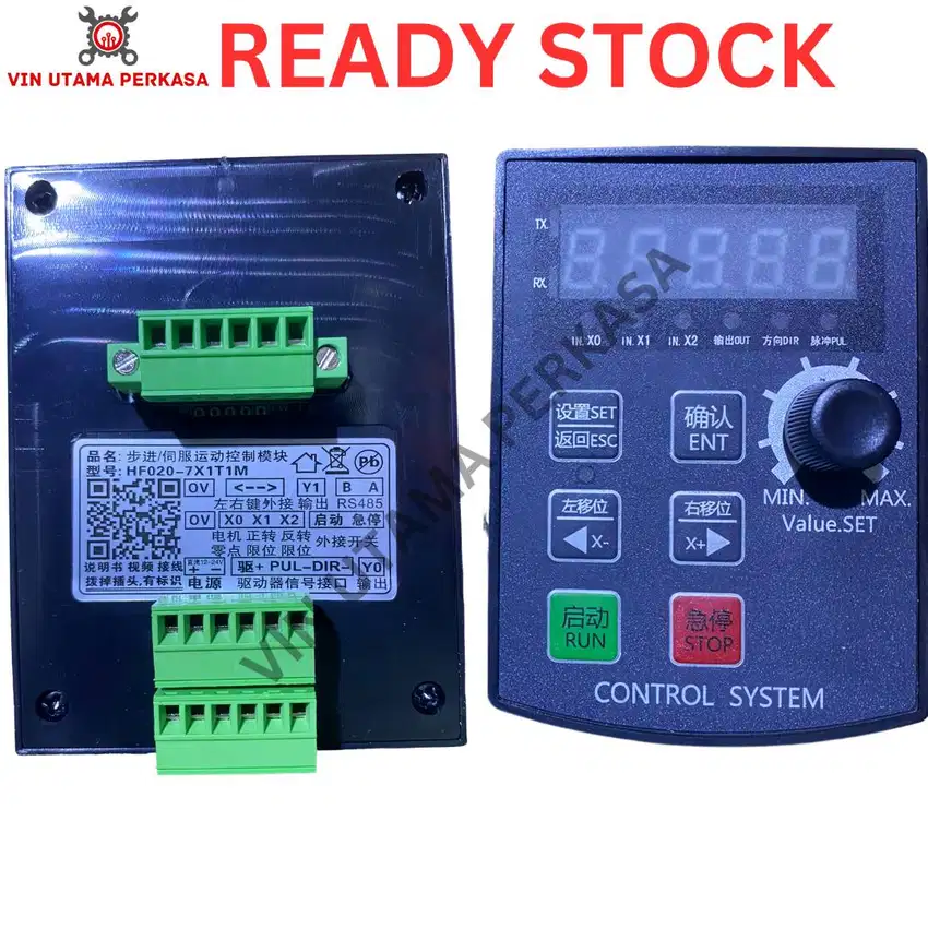 HF020 motor servo stepper cnc controller 1 Axis maju mundur