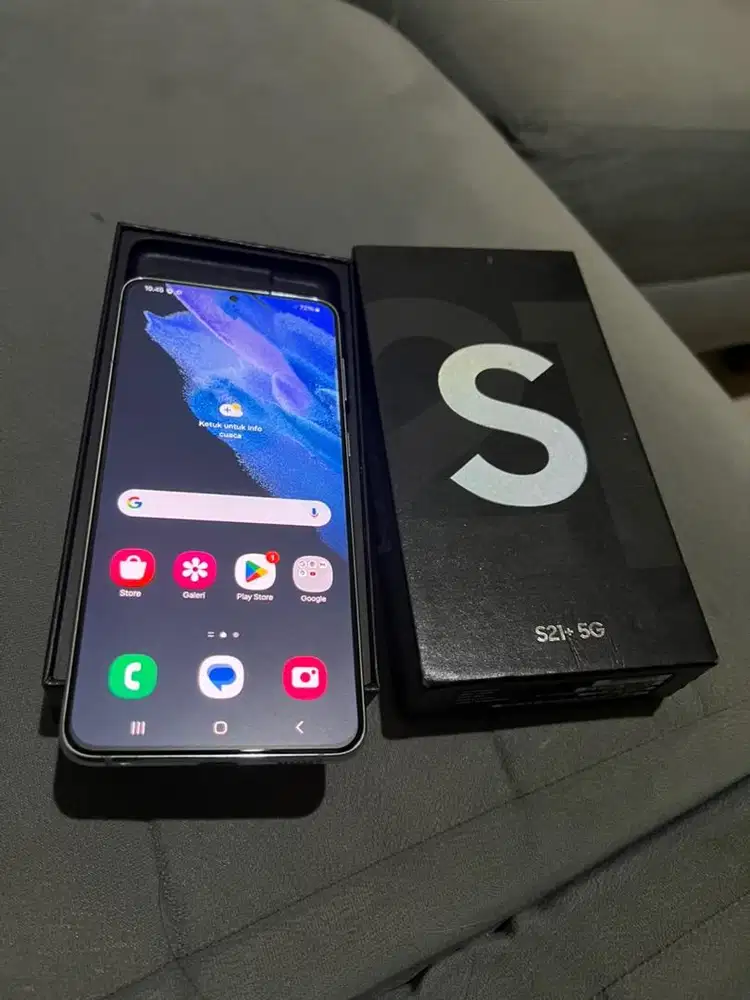 Samsung S21+ fulset resmi sein memori 256/8GB (bisa TT)