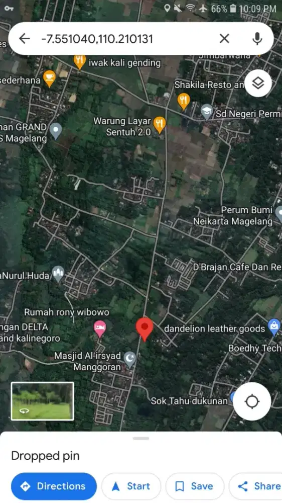 Tanah SHM pinggir jalan dijual