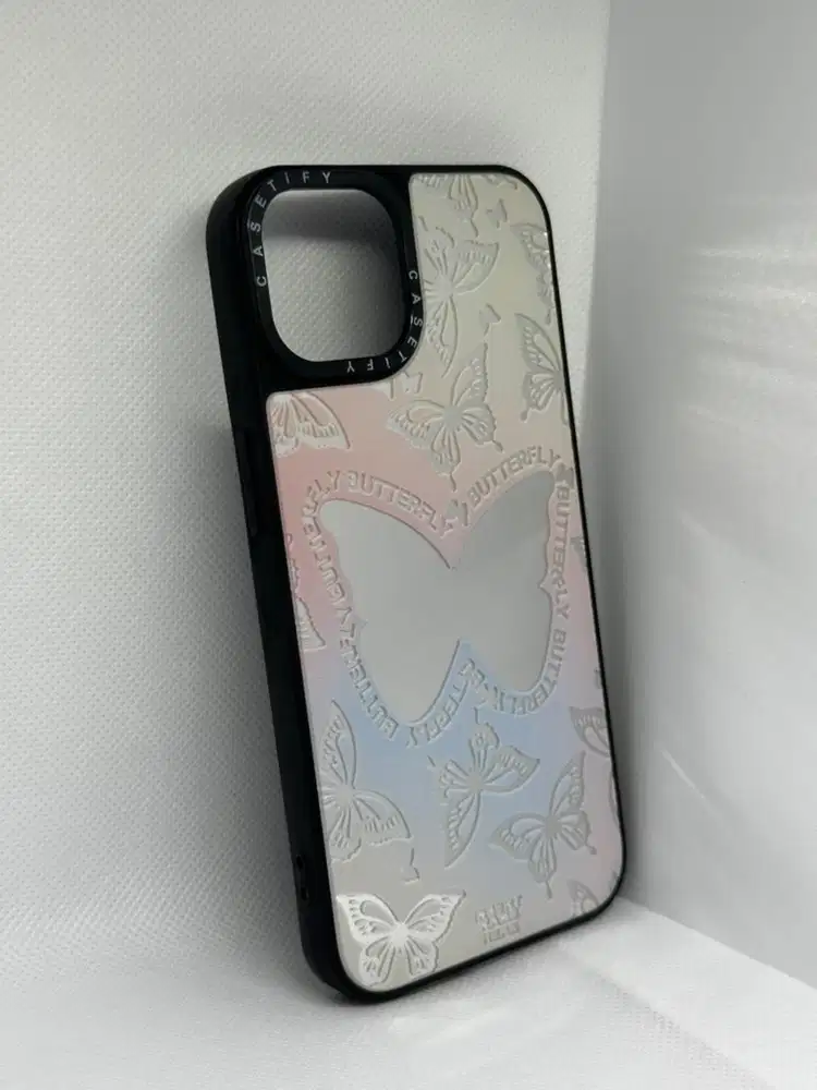 Casing CASETiFY iPhone 13 Lucu Unik Model Butterfly