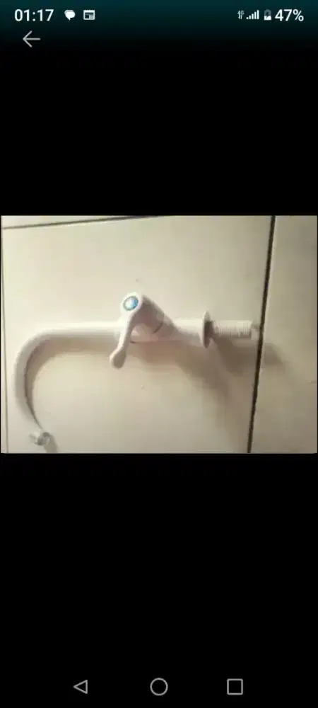 Keran angsa wastafel panjang