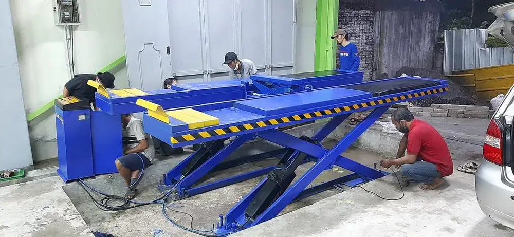 Scissor Lift Spooring,Repaint part & Cat