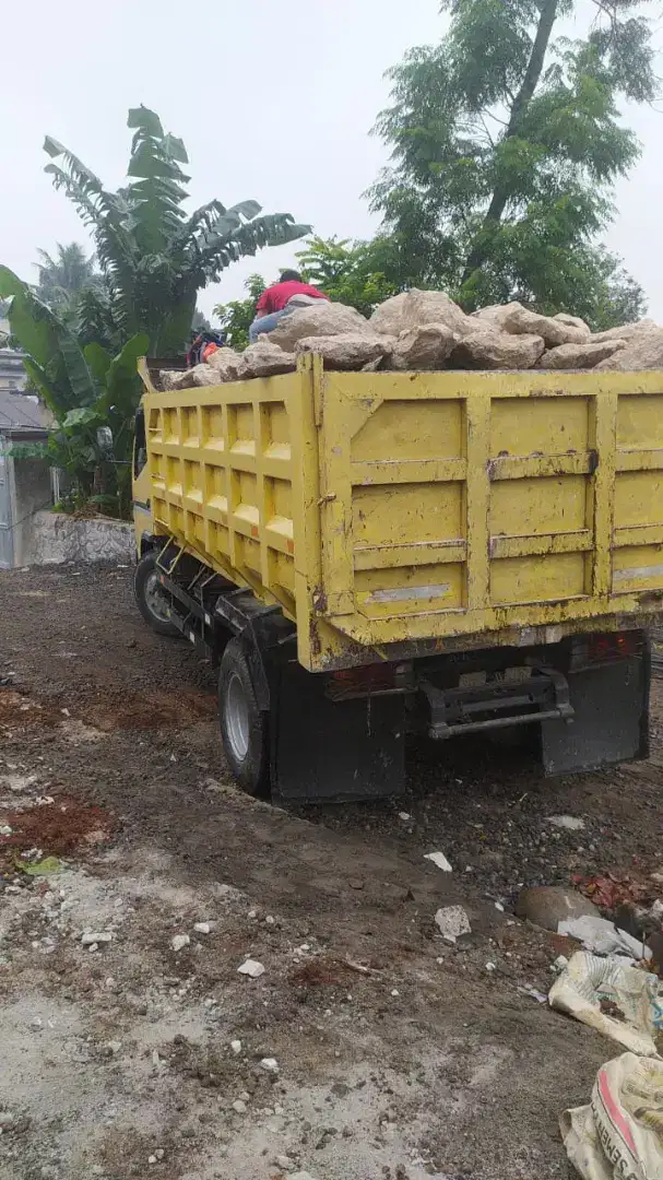 Sirtu sirdam split makadam abu batu pasir pasang cor batu belah kali