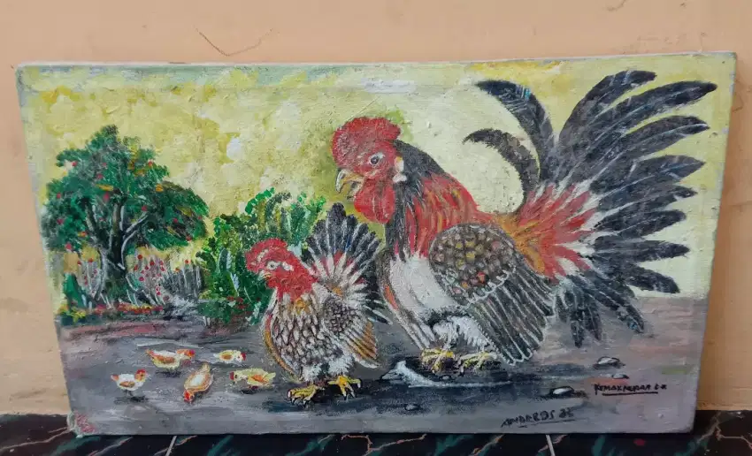 Lukisan Ayam Karya Andreas