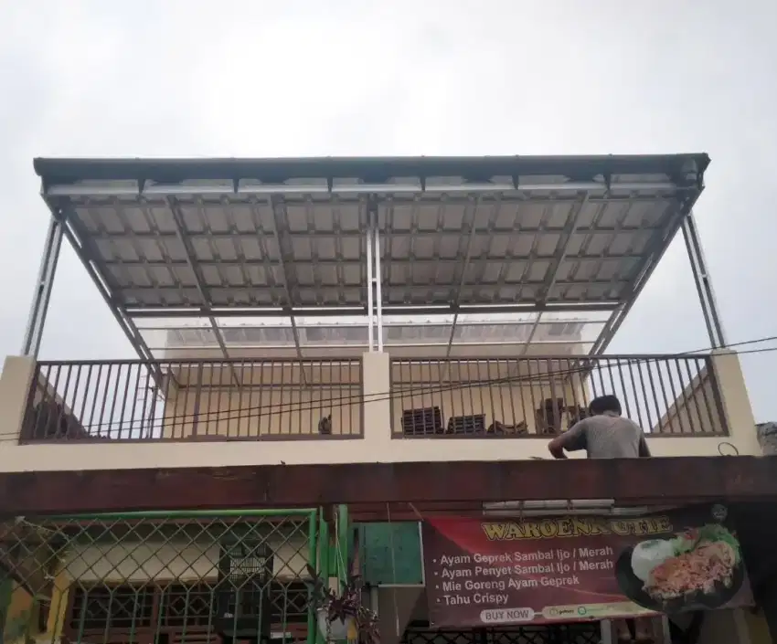 Parkiran teras rumah bajaringan sni garansi