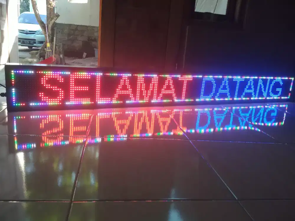 Led display runningtext untuk promosi usaha
