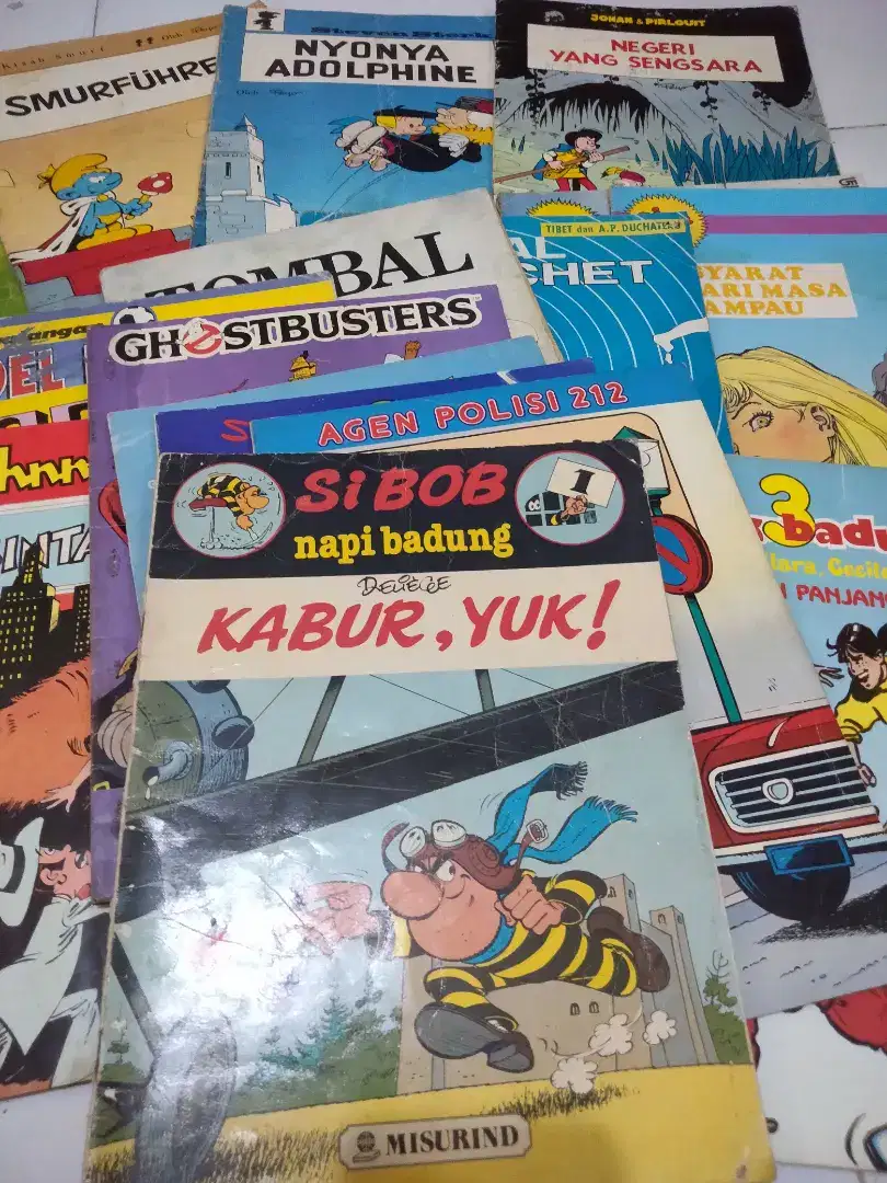 Jual Borongan 20 Komik Eropa Lawas