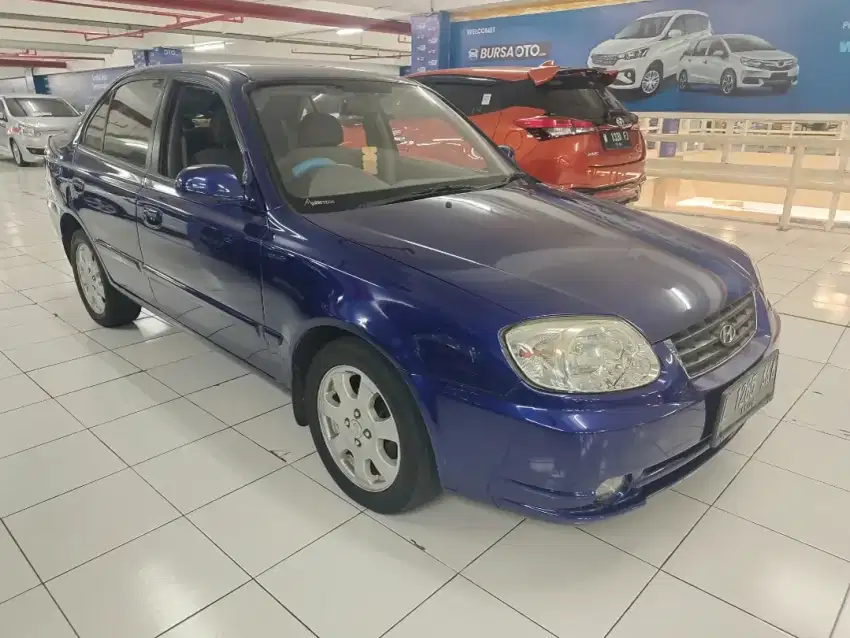 Hyundai Accent Verna GLS Manual 2003 Biru #Hyundai #accent #sedan