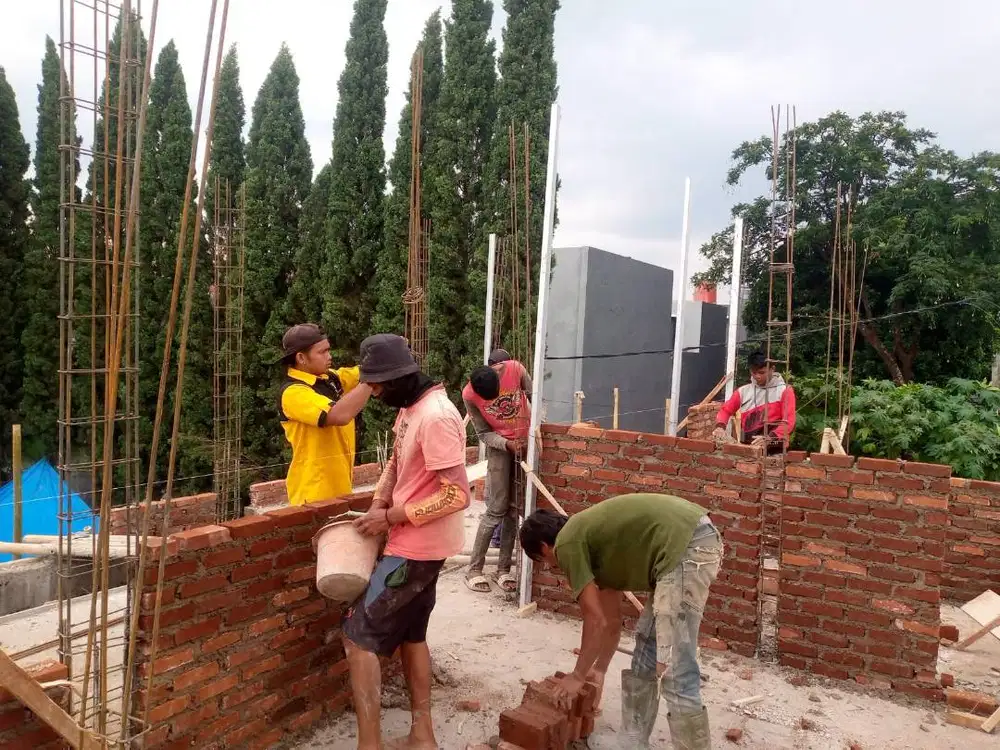 Kontruksi bangunan :  Kontruksi tempat tinggal, rumah, ruko, kost, dll
