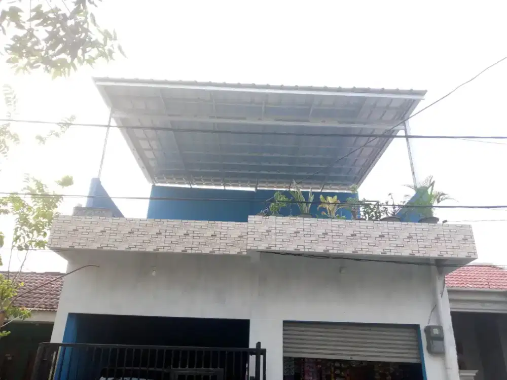 Kanopi baja ringan atap spandek polos