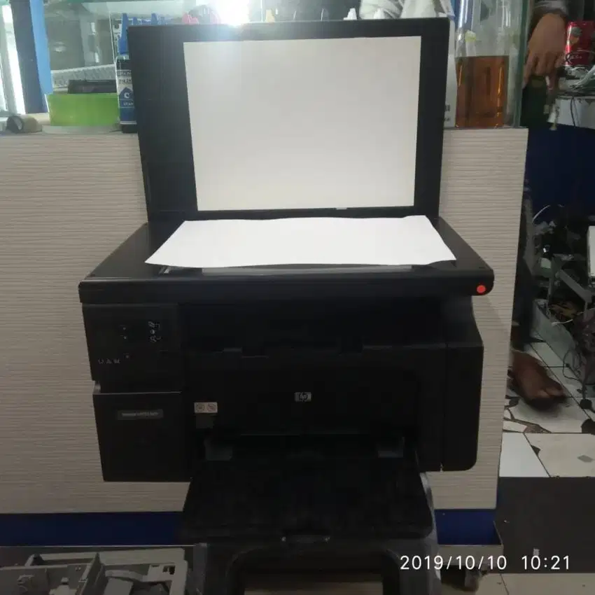 Printer fotocopy scanner HP laserjet m1132 mfp toner 85a dapat 2 unit