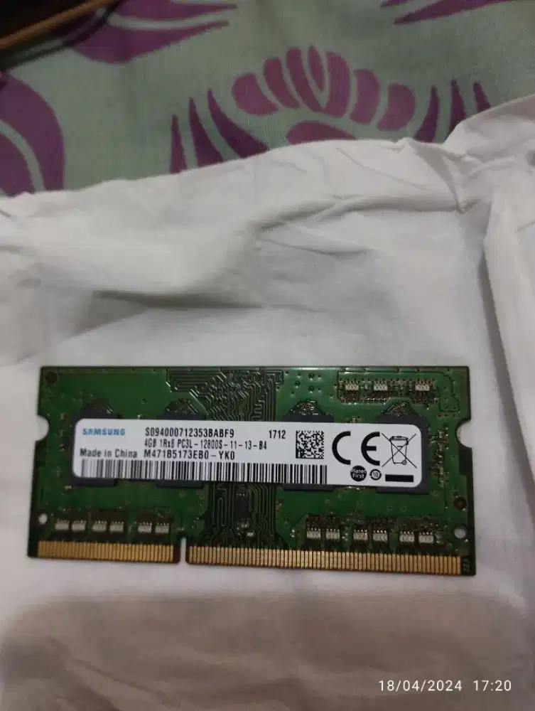 RAM laptop merk samsung