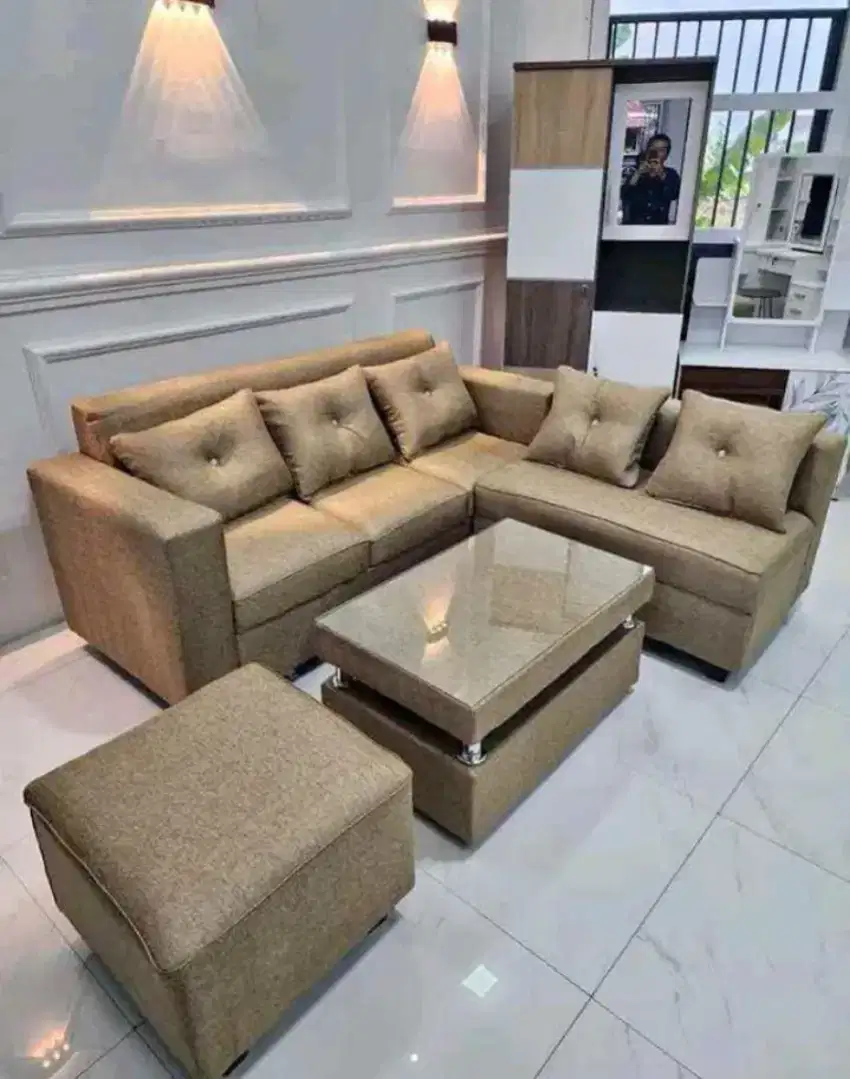 Sofa L/Sudut + Meja