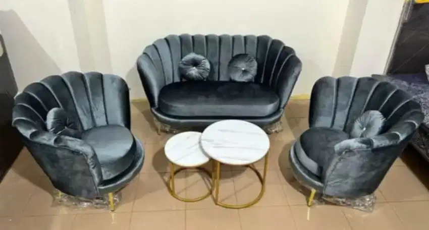 Sofa Kerang 211 + Meja Besi