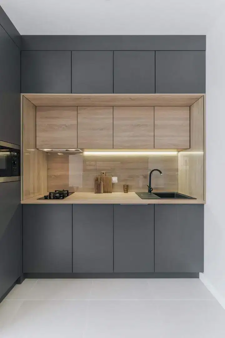 Kitchen set , Sekat ruangan , Lemari pakaian , Backdrop tv