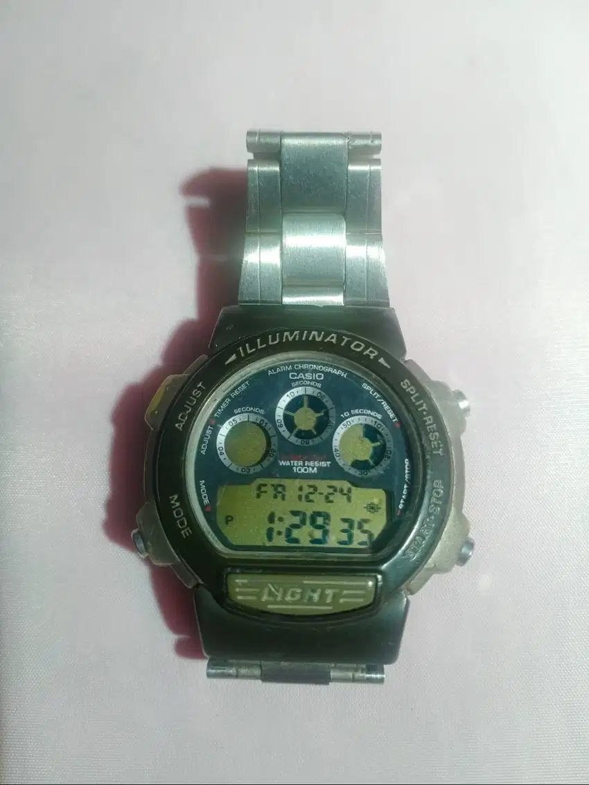 Jam tangan Casio illuminator W 727H