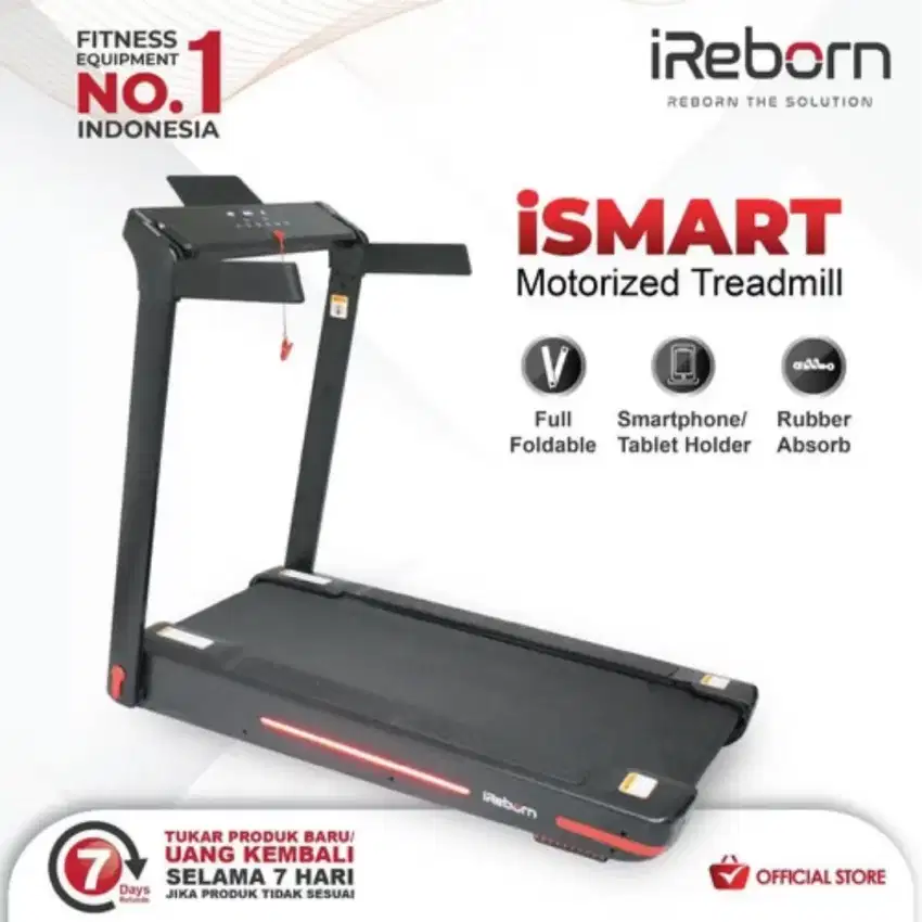 Alat Fitness Treadmill Elektrik iSMART Ireborn