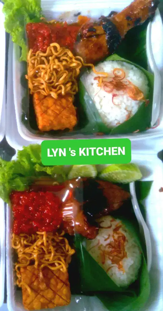 Terima pesanan nasi box(ayam bakar, geprek,nasi bakar)