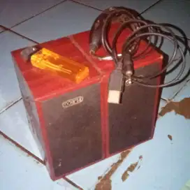 Speaker Mini Body Kayu untuk Laptop