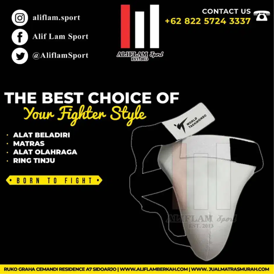 Pelindung Kemaluan Taekwondo PRIA Groin Guard Taekwondo Cup Protector