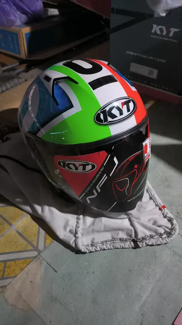 Helm KYT NFJ Dennis Foggia Misano