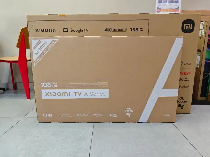 Xiaomi TV A Series 43 inci, Cicilan Gratis 1x Cicilan