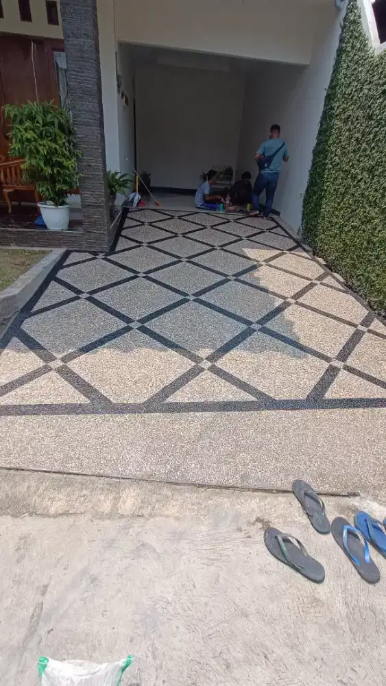 Carport koral sikat garasi mobil ekslusif