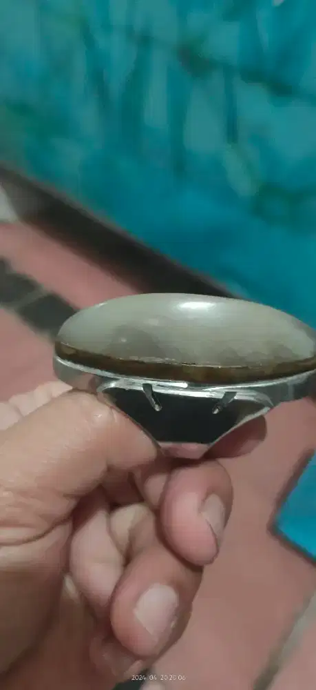 Cincin akik Pandan Kapas