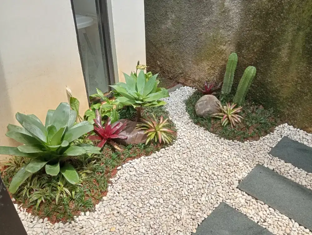 Jasa pembuatan taman kering.harga 1paket