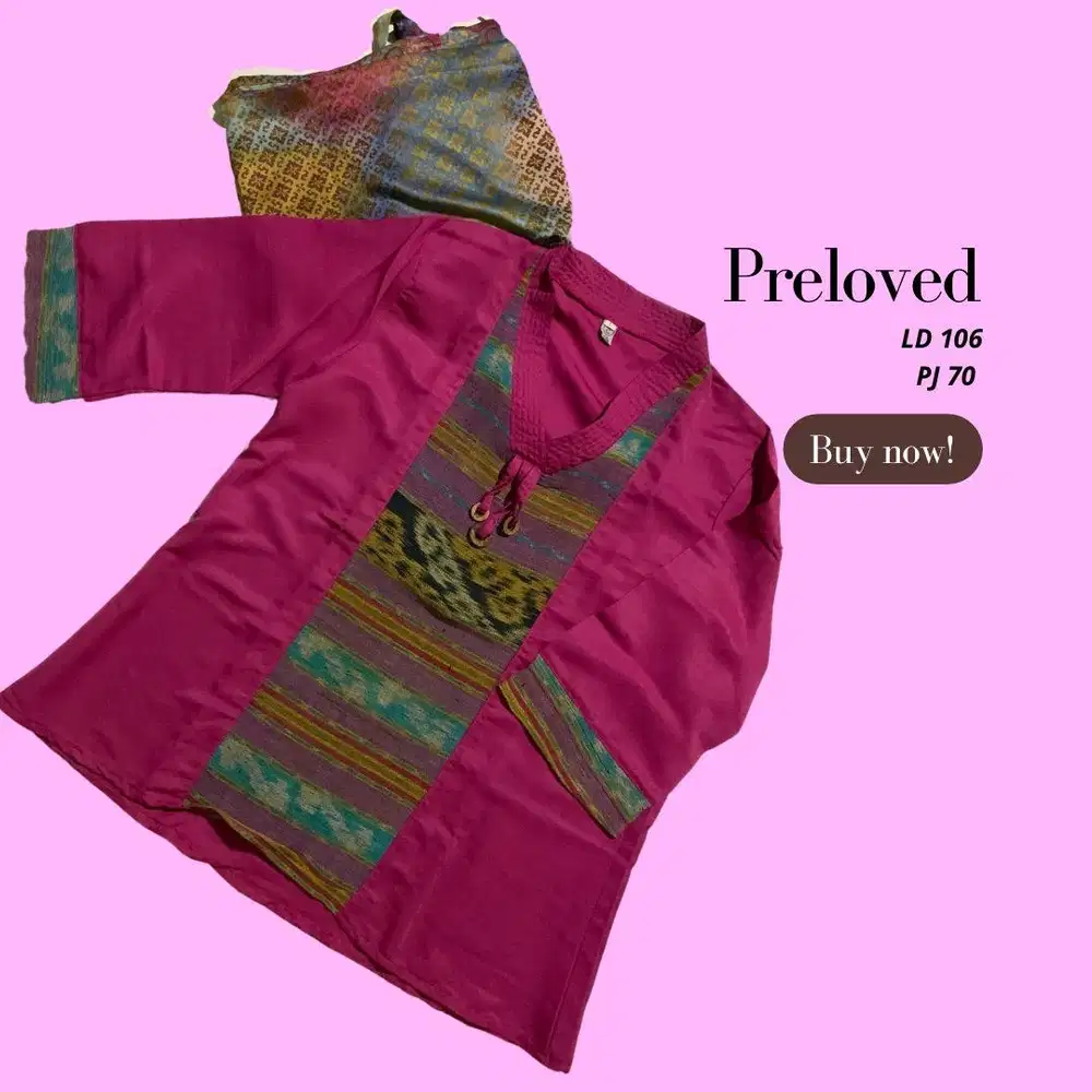 Baju Set Rok Lilit Batik Songket