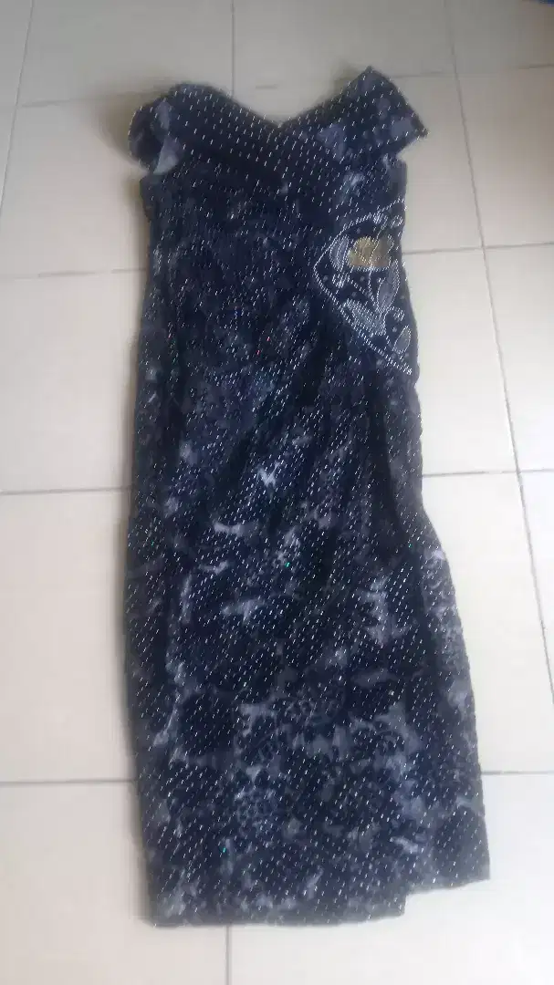Dress wanita model cheongsam model payet blink