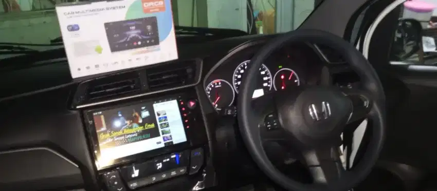 Pemasangan head unit android orca di honda brv