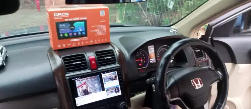 Pemasangan head unit android orca di honda CRV gen 3