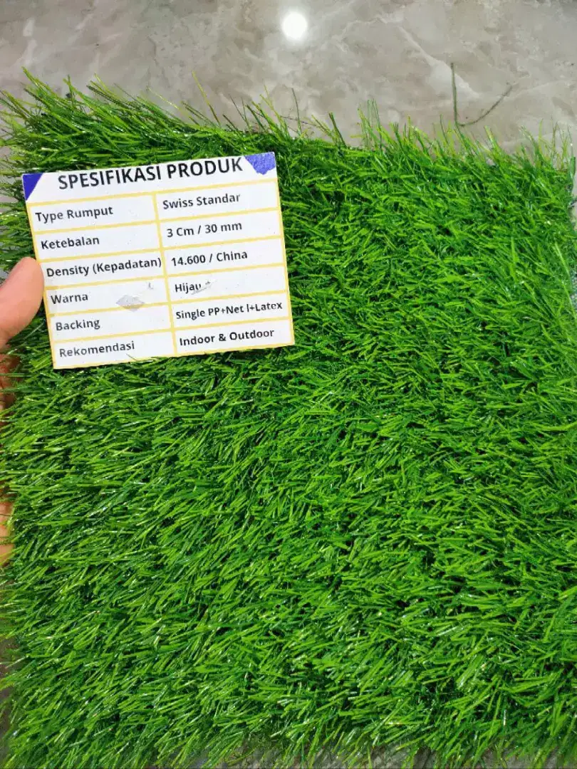 Rumput Sintetis Swiss Standar 3cm