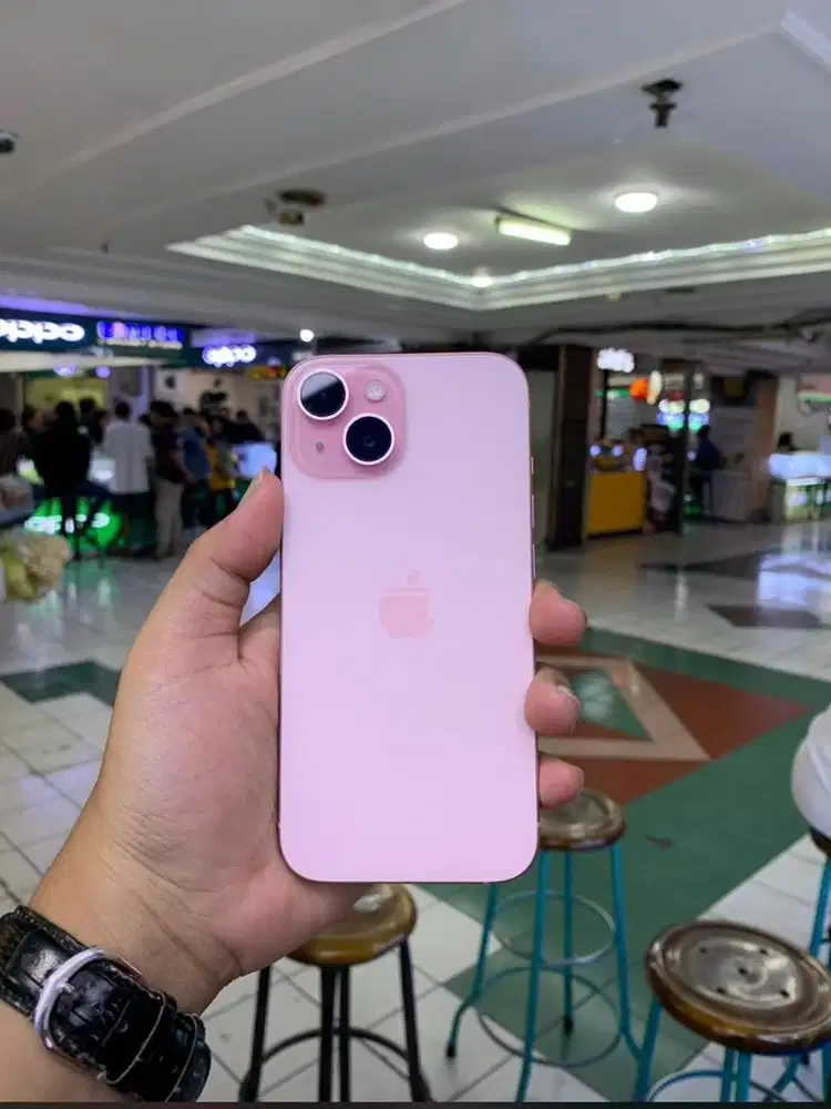 Iphone 15 128gb seken ibox pink